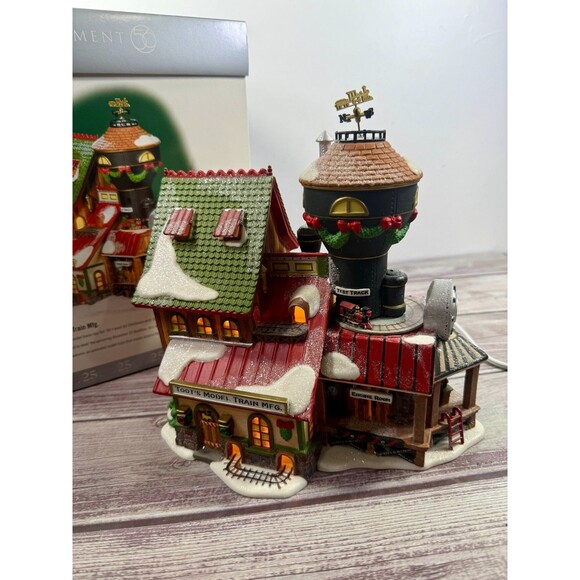 NWT Department 56 Toot’s Model Train Mfg. North Pole Series #56728 BOX RETIRED - Picture 8 of 17